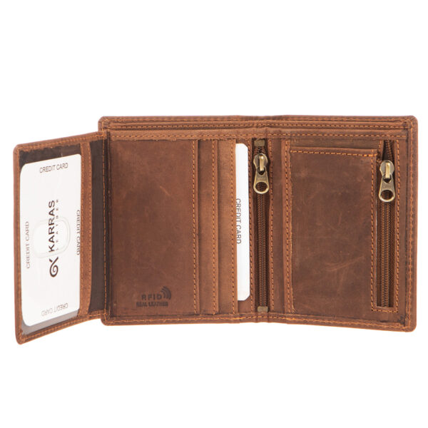 7017OIL (3) - Δερμάτινο πορτοφόλι κεριού