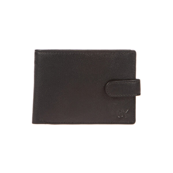 893BLACK (1) - Δερμάτινο πορτοφόλι μεγέθους ταυτότητας