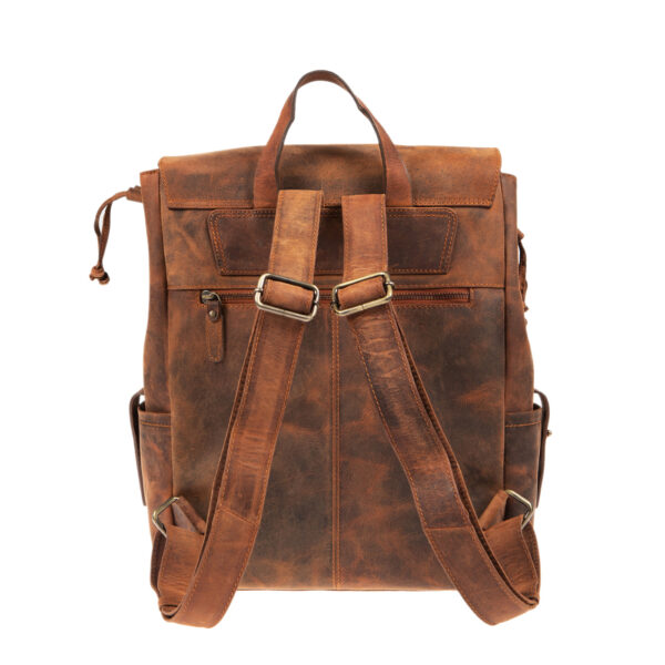 DE-1175OIL (3) - Δερμάτινο σακίδιο πλάτης.