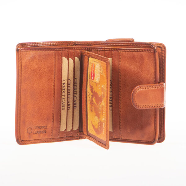 WS-2903TAN (3) - Γυναικείο δερμάτινο πορτοφόλι