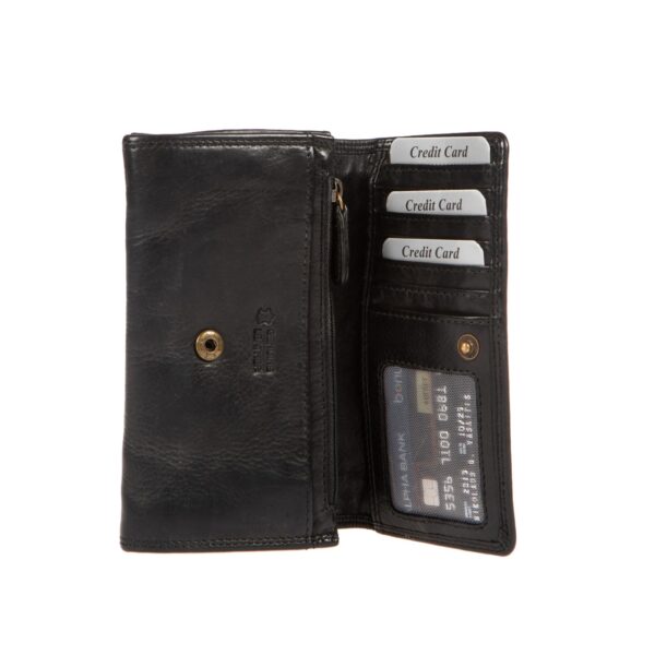 WS-482BLACK (3) - Γυναικείο δερμάτινο πορτοφόλι