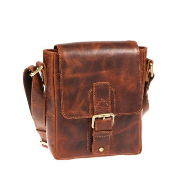 DE-650 V (2) - Δερμάτινο τσαντάκι χιαστί