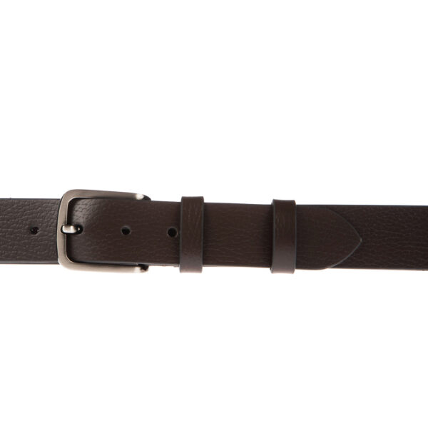 CST-0025-34 BROWN - Δερμάτινη ζώνη