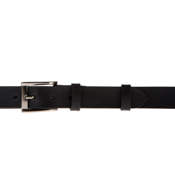 CST-0031-39 BLACK - Δερμάτινη ζώνη