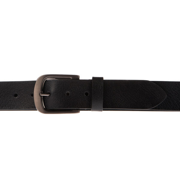 CST-0031-39 BLACK - Δερμάτινη ζώνη