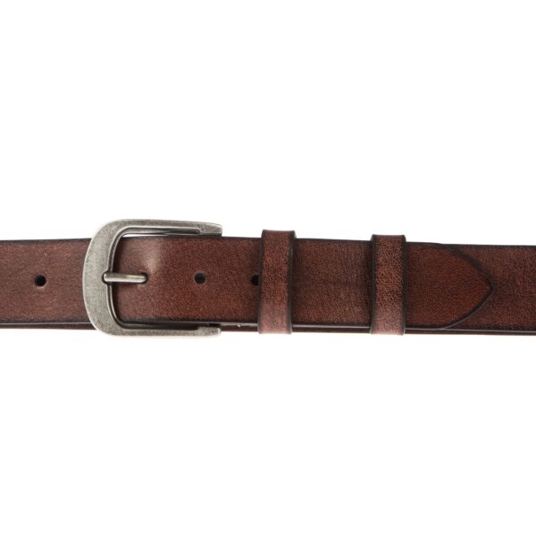 GRN-1203-39 BROWN - Δερμάτινη ζώνη