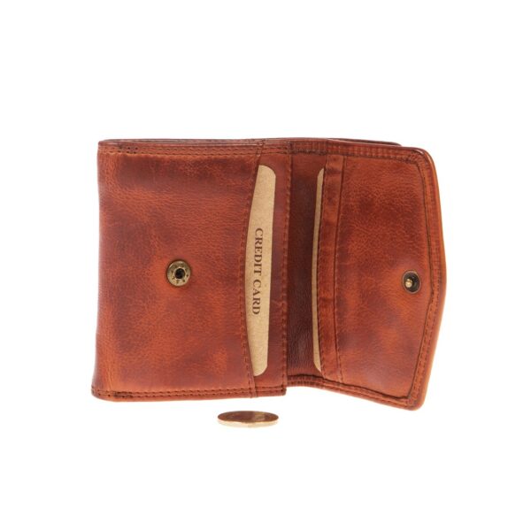 WS-10366TAN (2) - Γυναικείο δερμάτινο πορτοφόλι