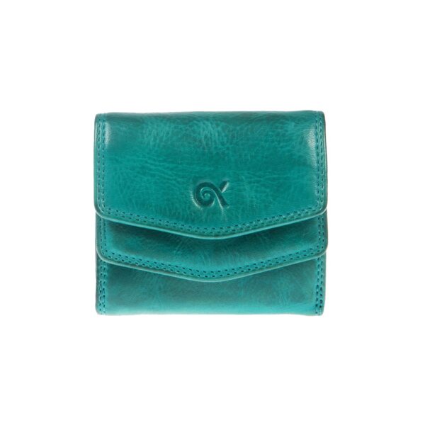 WS-10366TURQ (1) - Γυναικείο δερμάτινο πορτοφόλι