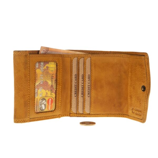 WS-10366YELLOW (3) - Γυναικείο δερμάτινο πορτοφόλι