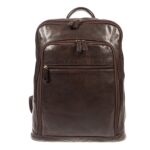 WS-12319 BROWN (1) - Δερμάτινο σακίδιο