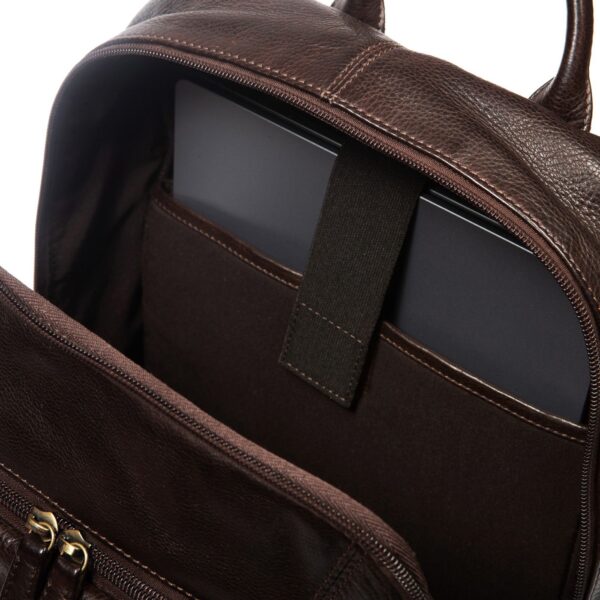 WS-12319 BROWN (4) - Δερμάτινο σακίδιο