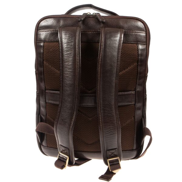 WS-14720 BROWN (3) - Δερμάτινο σακίδιο