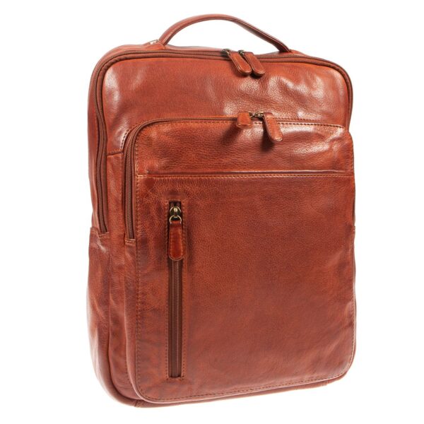 WS-14720 TAN (2) - Δερμάτινο σακίδιο