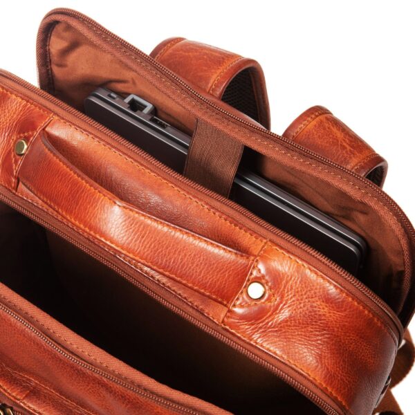 WS-14720 TAN (4) - Δερμάτινο σακίδιο