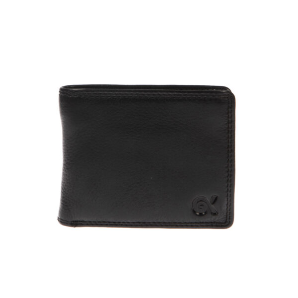 WS-2101BLACK (1) - Ανδρικό δερμάτινο πορτοφόλι