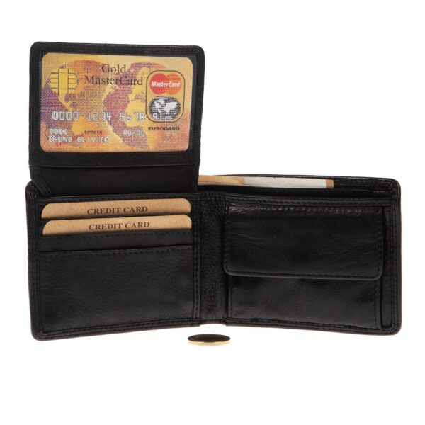WS-2101BLACK (3) - Ανδρικό δερμάτινο πορτοφόλι