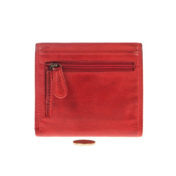 WS-3096RED (2) - Γυναικείο δερμάτινο πορτοφόλι