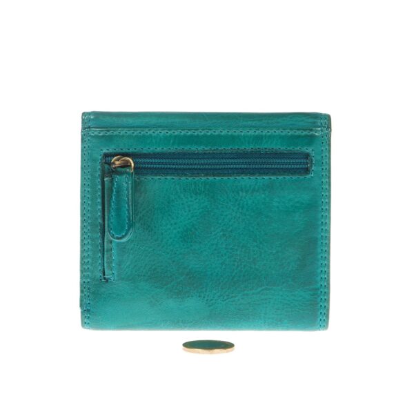 WS-3096TURQ (2) - Γυναικείο δερμάτινο πορτοφόλι